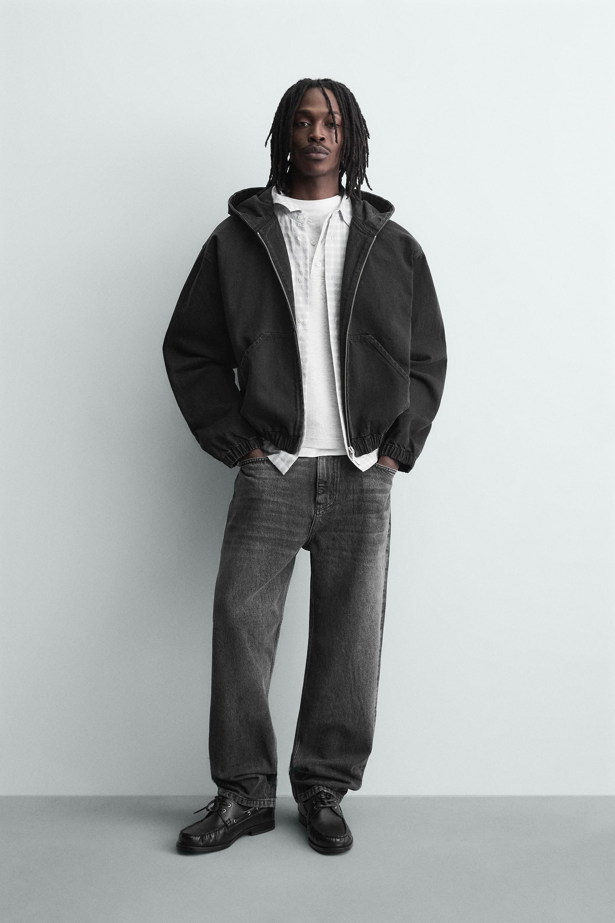 WASHED HOODIE JACKET